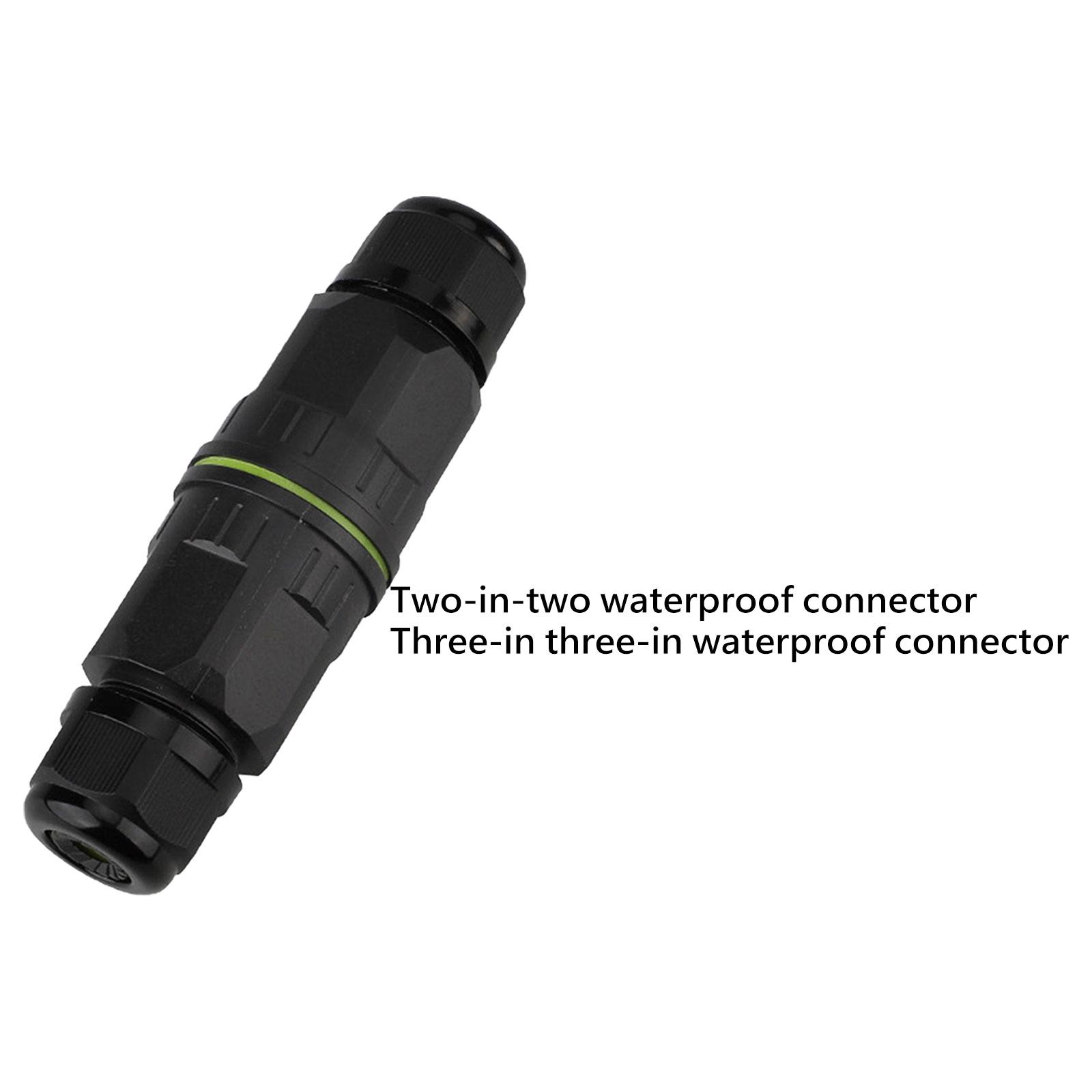 Outdoor Power Cable Junction Box - Dustproof Cable Connector High Strength Reliable