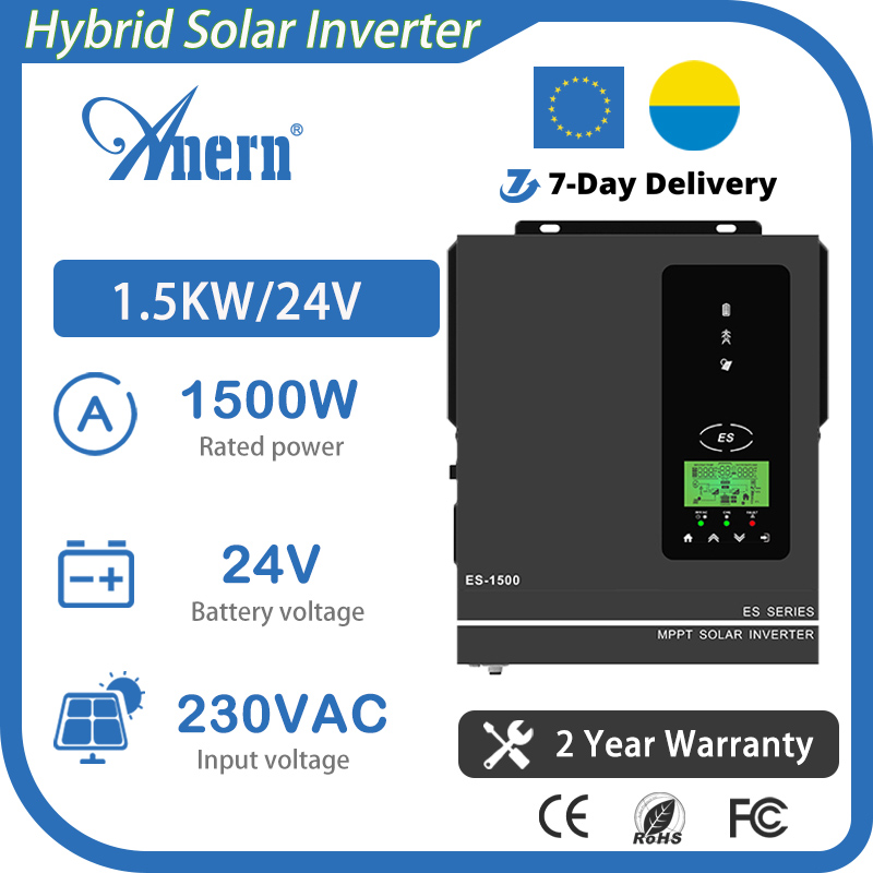 Portable Generator Inverter - Anern 1500W 1000W Hybrid Solar Inverter