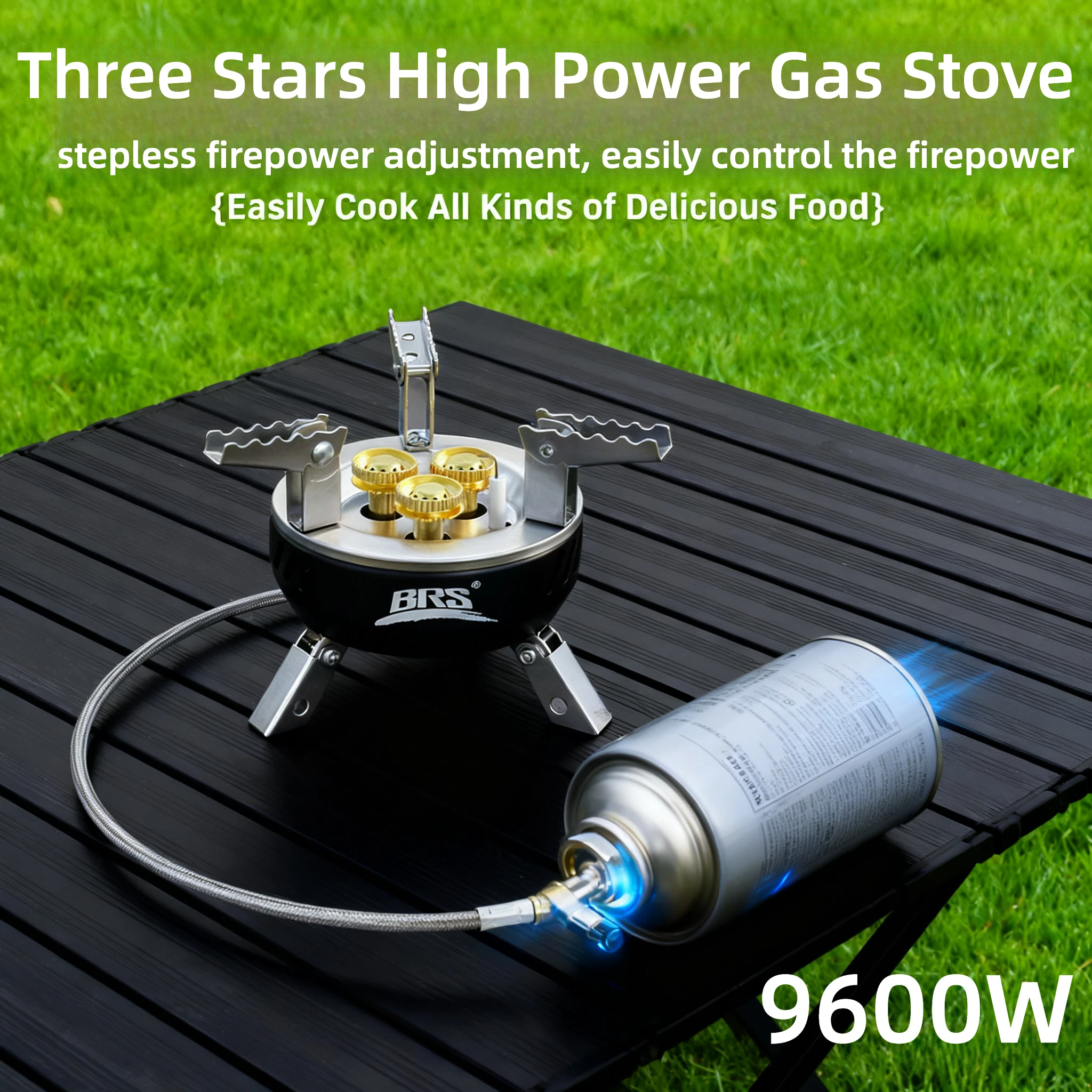Outdoor Power 'Hose' - BRS-203 Core Camping Gas Stove High