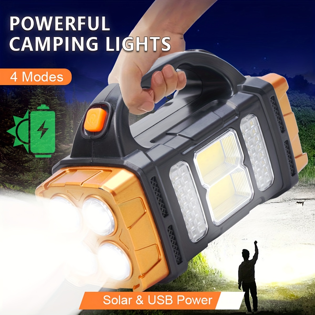 Outdoor Usb Power Supply - New Upgrade Rechargeable High Power Solar