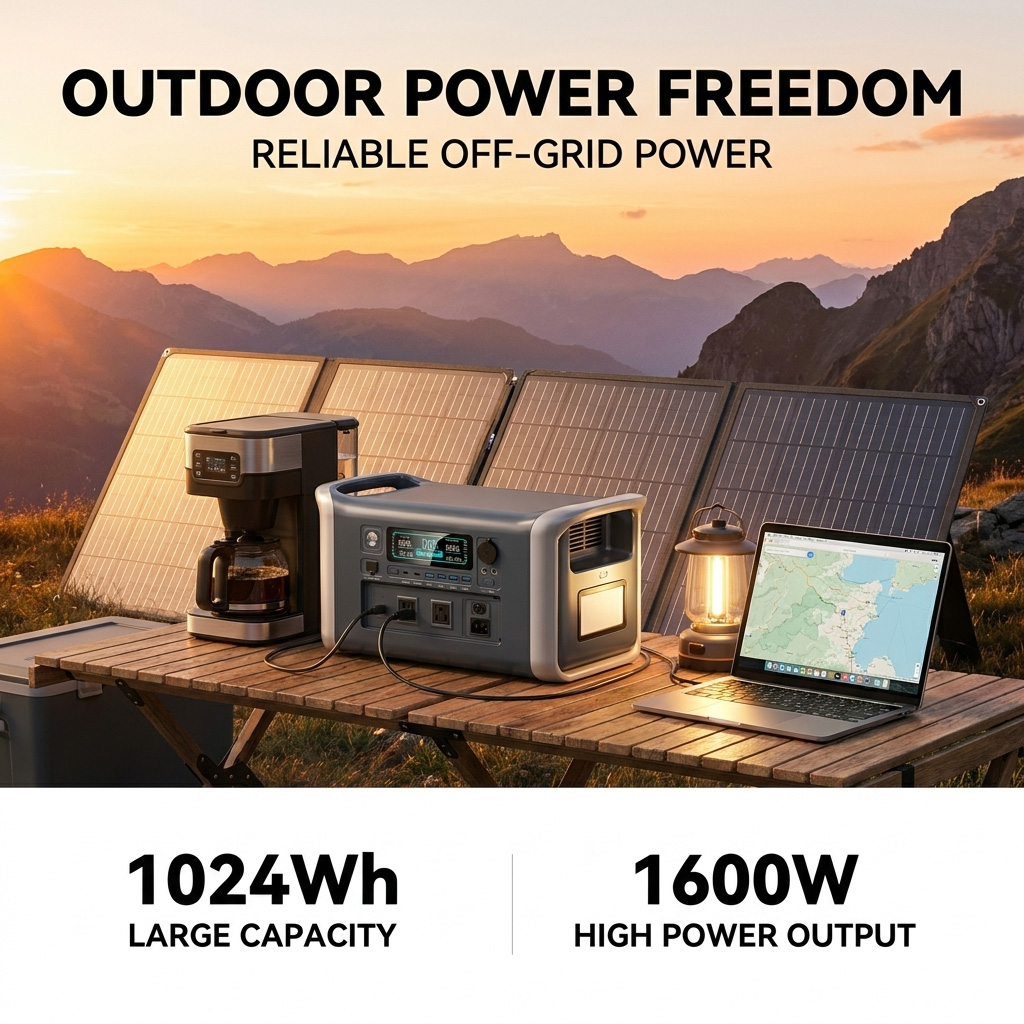 1024Wh Power Bank, LiFePO4 Sol - огляд і ціна Ups Power Supply Outdoor