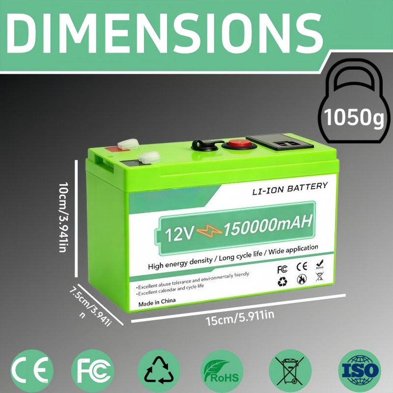 12V 150Ah Lithium Ion Battery  - огляд і ціна Ups Power Supply Outdoor