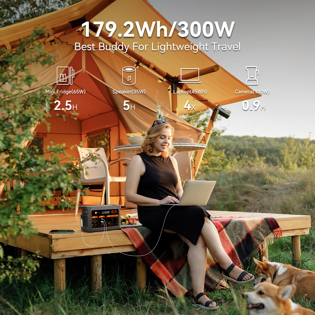 300W pure sine wave solar gene - огляд і ціна Outdoor Power Station