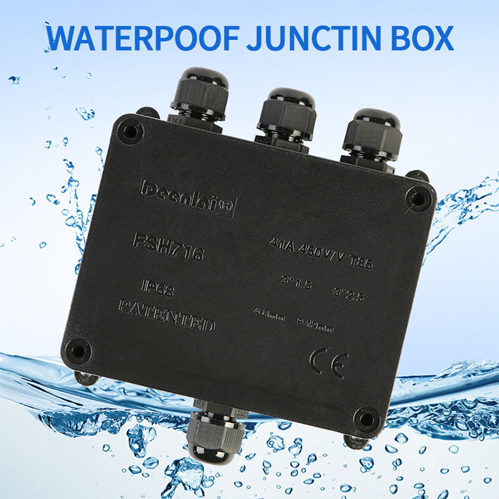 IP68 External Junction Box 4 W - огляд і ціна Outdoor Power Cable Junction Box