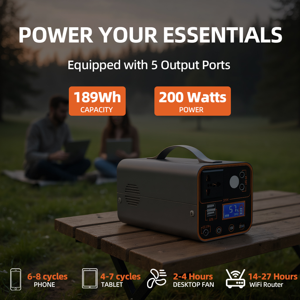 200W Portable Power Station 22 - огляд і ціна Portable Generator Inverter
