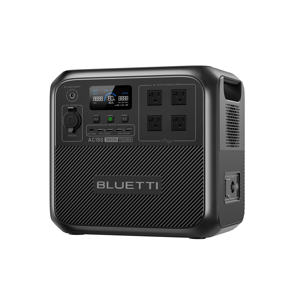 【RENEW】BLUETTI AC180 Solar Por - огляд і ціна Portable Generator Inverter