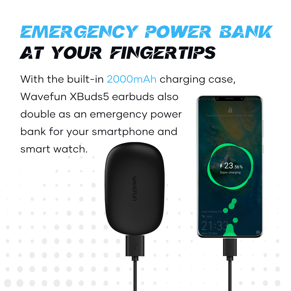 Wavefun XBuds 5 Bluetooth Earp - огляд і ціна Outdoor Power Board Box