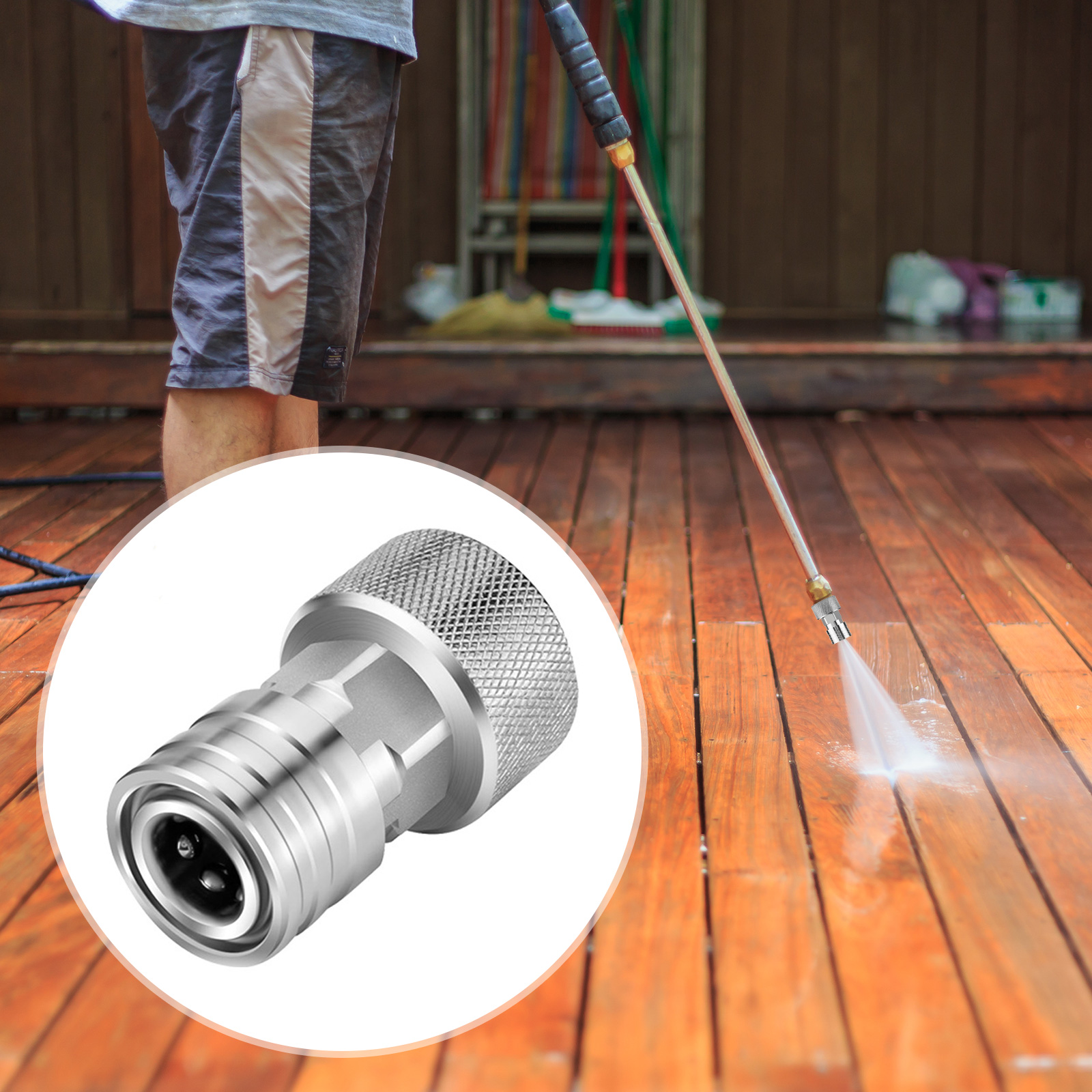 Garden Hose to Mini Power Wash - огляд і ціна Outdoor Power 'Hose'