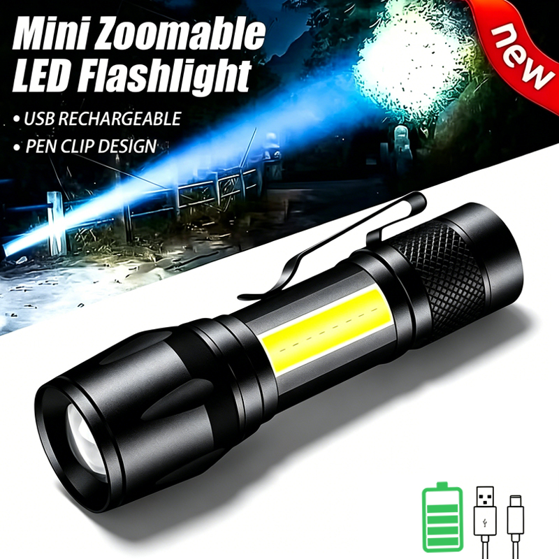 Mini LED Flashlight COB+XPE Po - огляд і ціна Outdoor Usb Power Supply