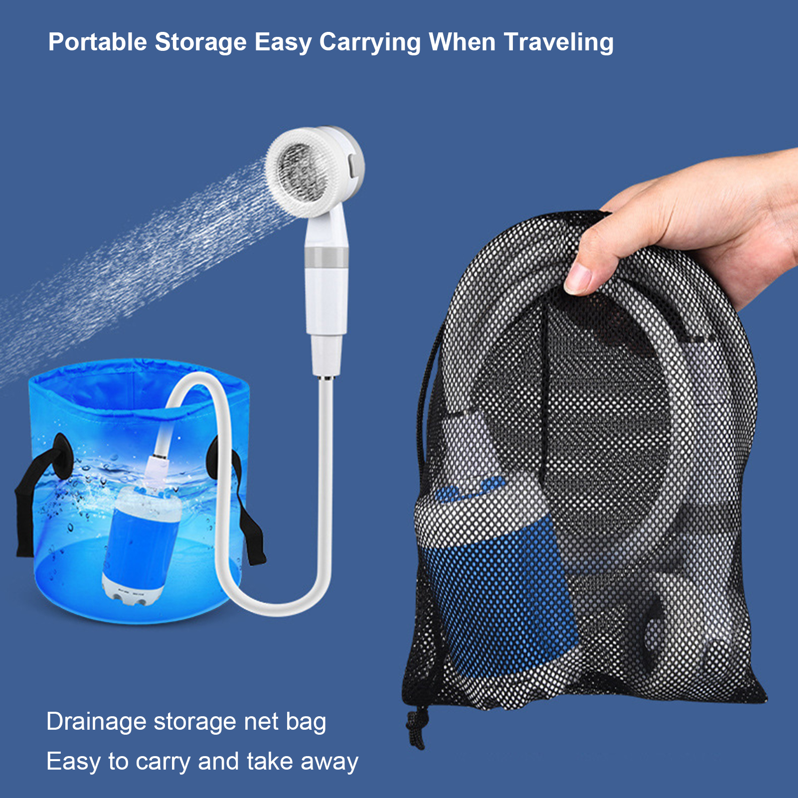Portable Outdoor Shower Batter - огляд і ціна Outdoor Power 'Hose'