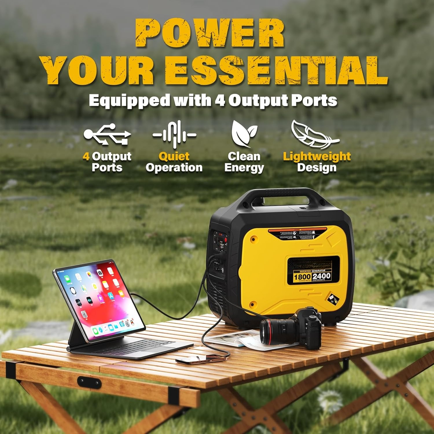 2400-Watt Portable Inverter Ge - огляд і ціна Portable Generator Inverter