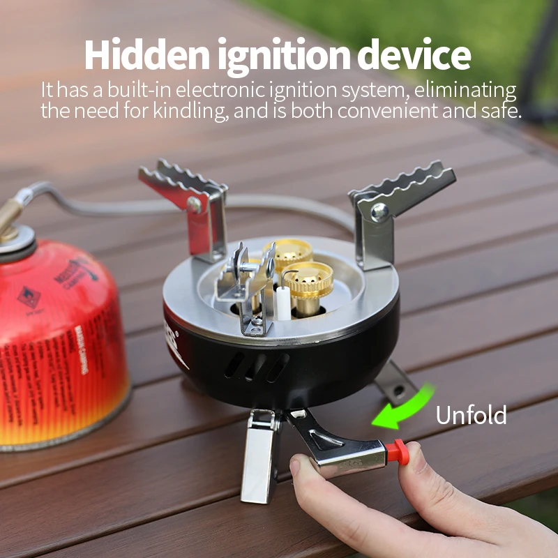 BRS-203 Core Camping Gas Stove - огляд і ціна Outdoor Power 'Hose'