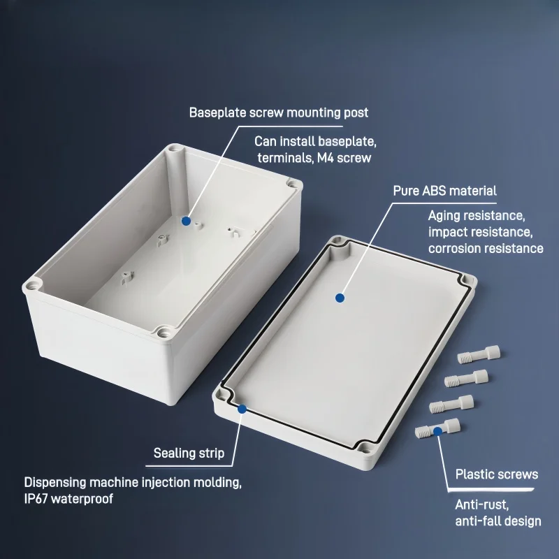 IP66 waterproof cable junction - огляд і ціна Outdoor Power Cable Junction Box