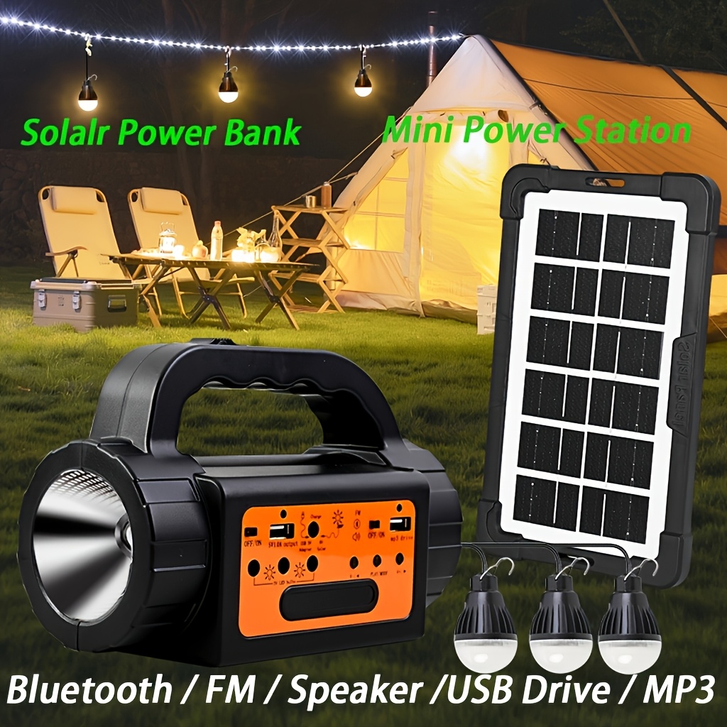 Solar Rechargeable Camping Lig - огляд і ціна Outdoor Power Station