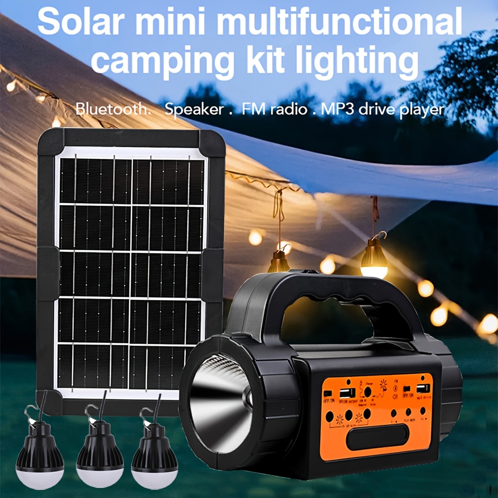 Solar Rechargeable Camping Lig - огляд і ціна Outdoor Power Station