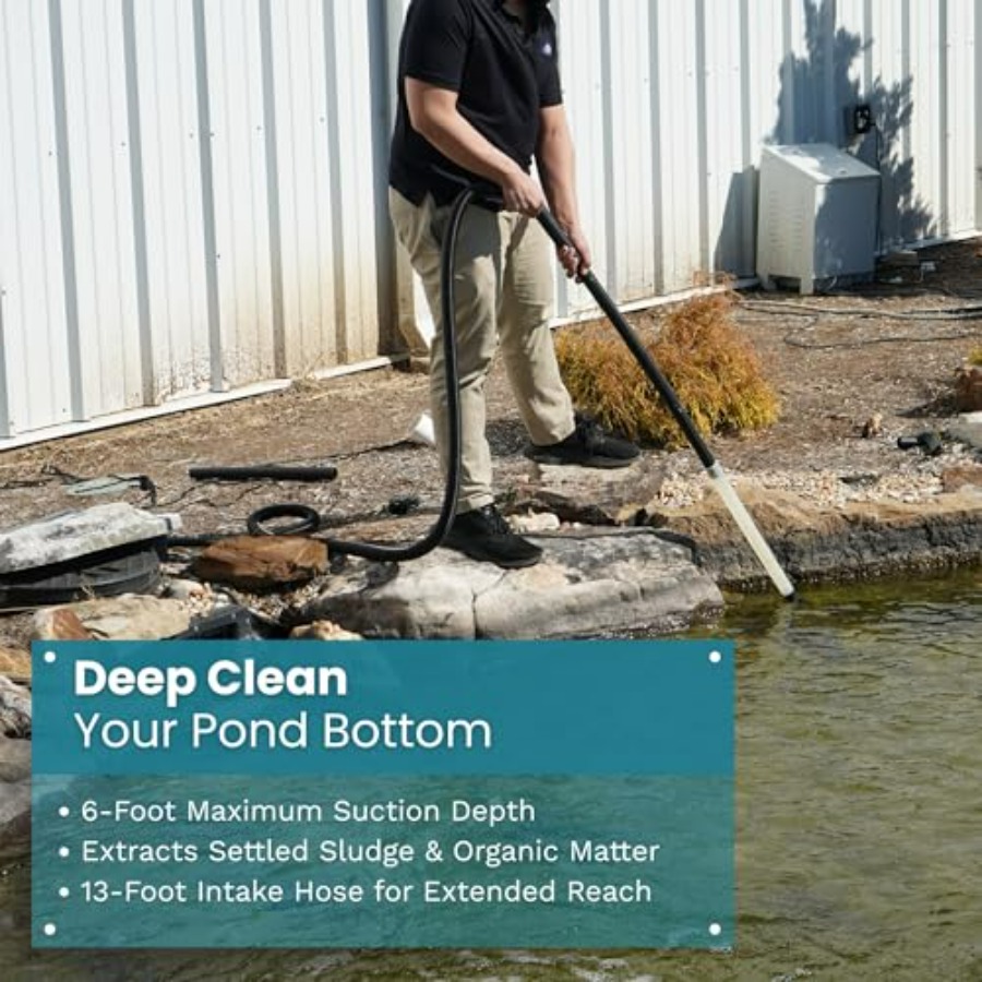 Pond vacuum for outdoor pond c - огляд і ціна Outdoor Power 'Hose'