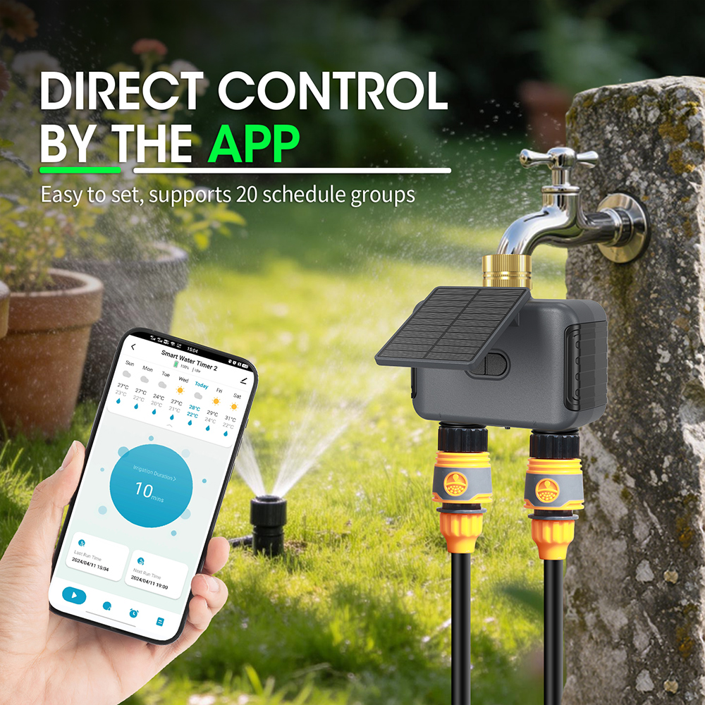 Solar-Powered WiFi Irrigation  - огляд і ціна Power Zone Outdoor Timer