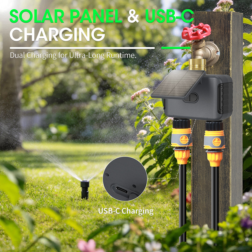 Solar-Powered WiFi Irrigation  - огляд і ціна Power Zone Outdoor Timer