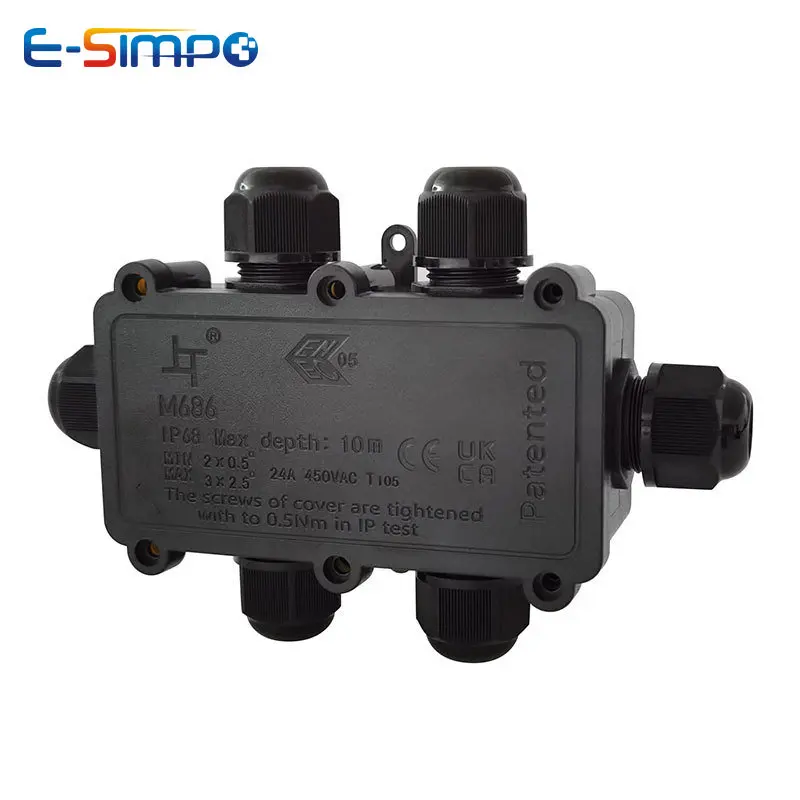 6Way 1IN5Out IP68 Underwater P - огляд і ціна Outdoor Power Cable Junction Box