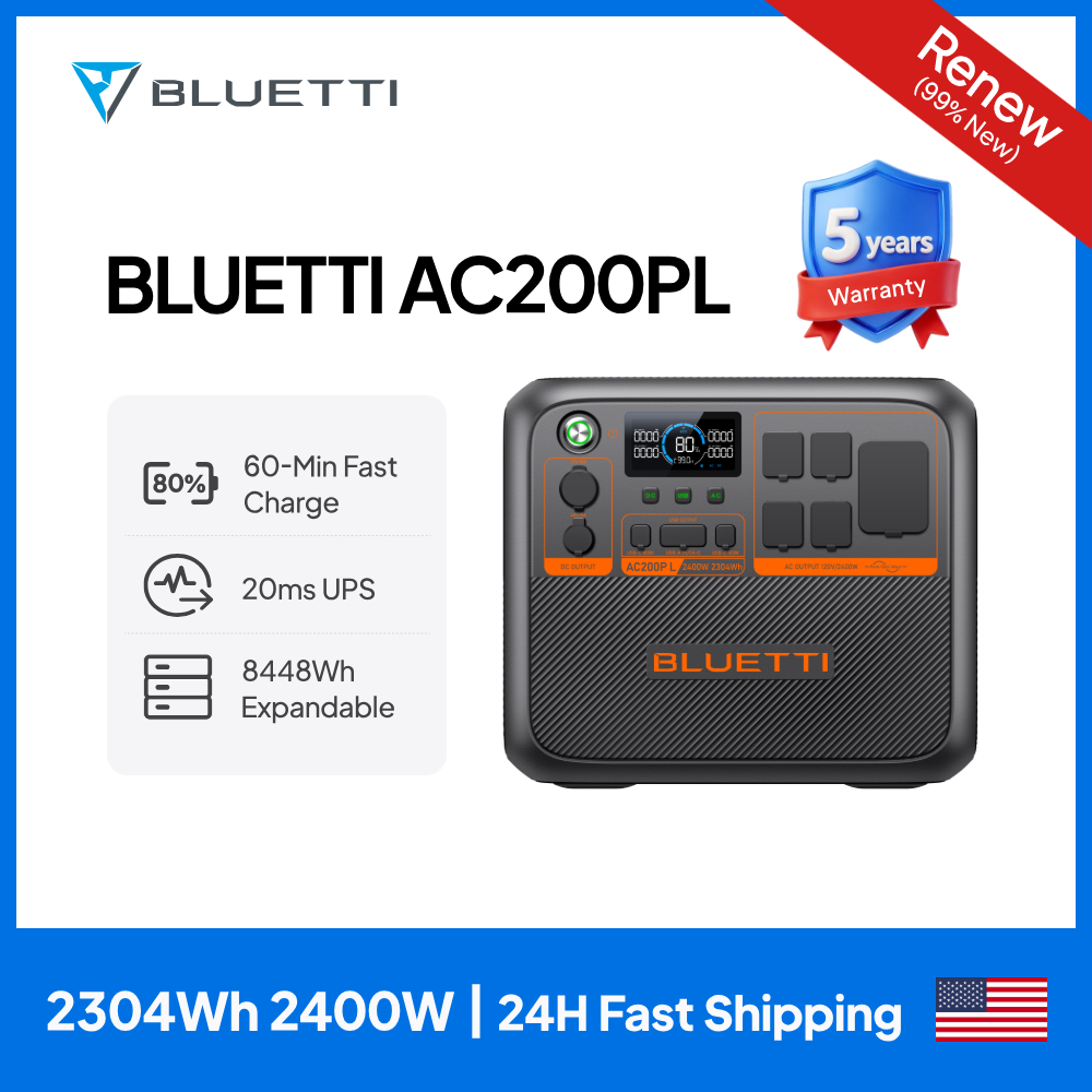BLUETTI AC200PL Portable Power - огляд і ціна Portable Generator Inverter